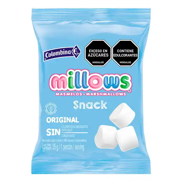 Millows Snack Blanco 35 g