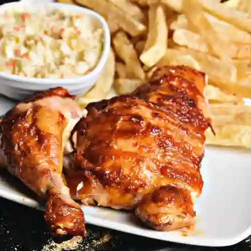 Combo con 1/4 Pollo Asado O Apando