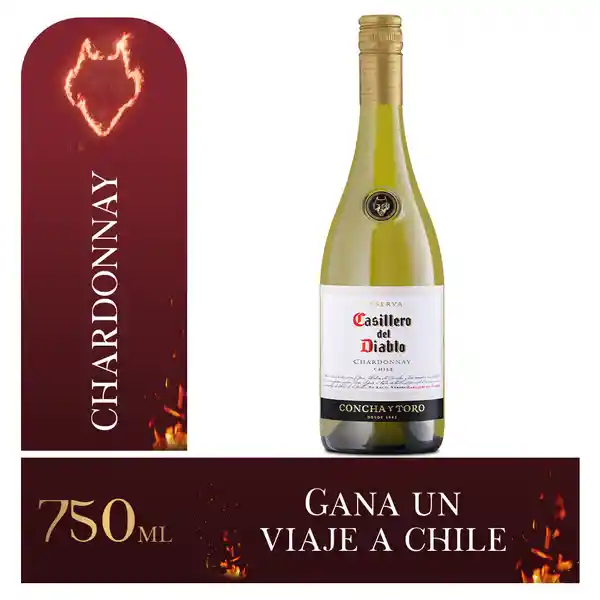 Casillero Del Diablo Vino Blanco Chardonnay Reserva