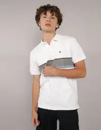 Camiseta Polo Hombre Blanco Talla X-SMALL 3974100 American Eagle