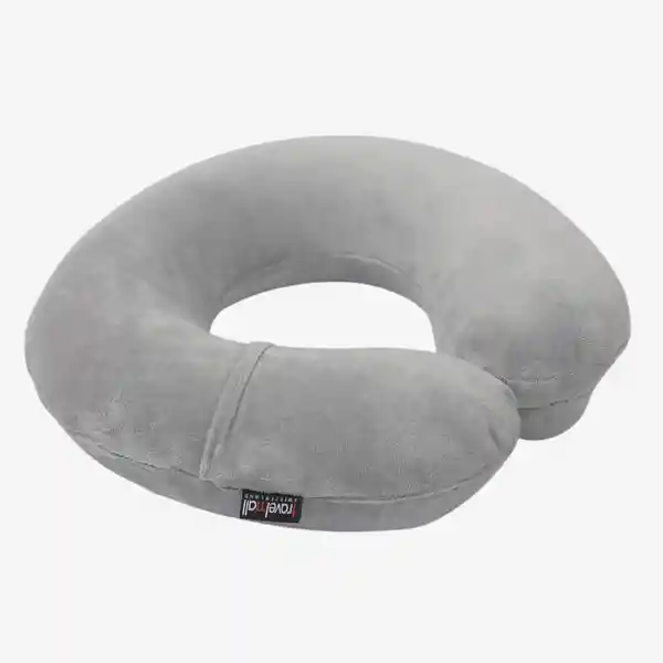Travelmall Cuello de Viaje Inflable Gris