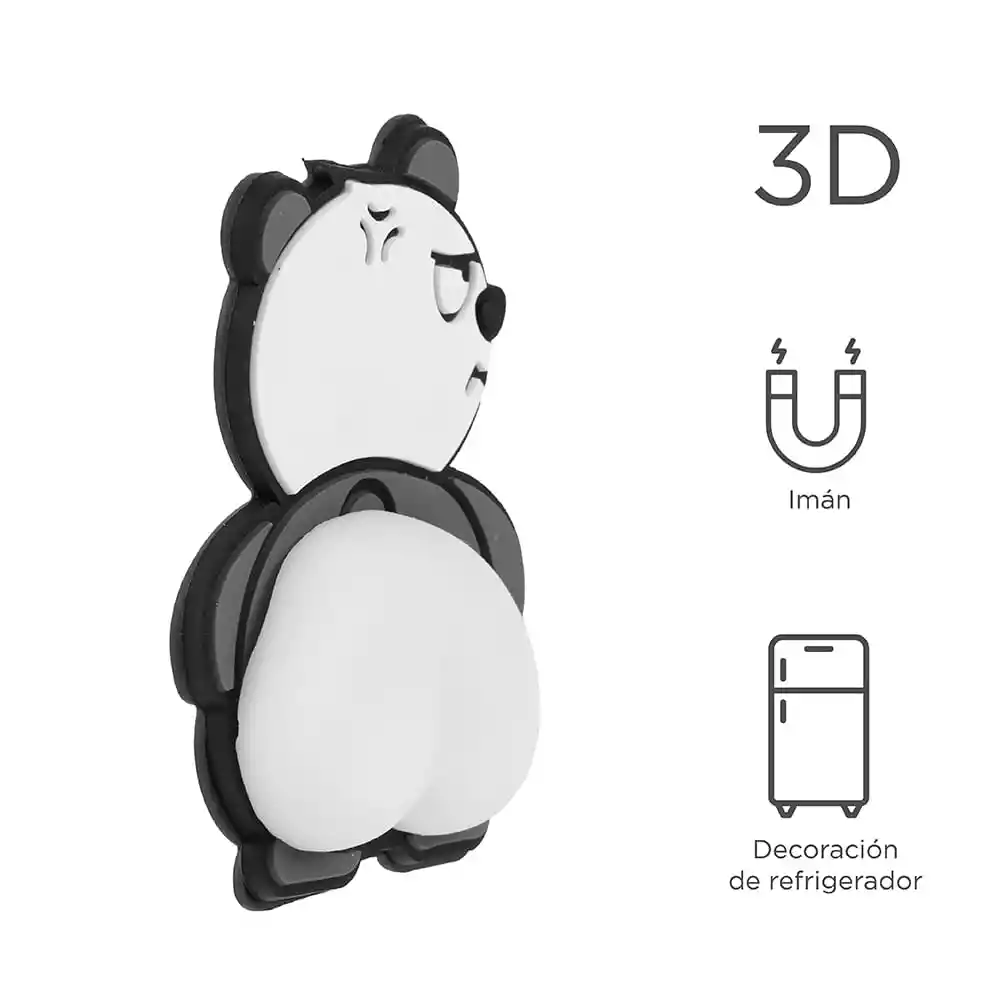 Miniso Imán Para Nevera Lindo 3D de Panda