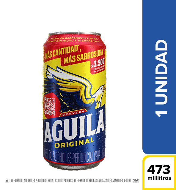 Aguila Licor Cerveza. 473 ml