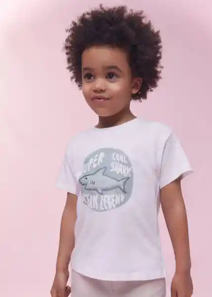 Camiseta Tibu Offwhite Talla 72 Niños Mango