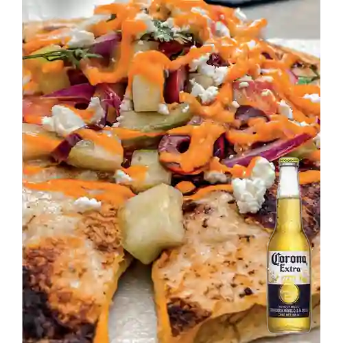 Combo Quesadilla de Pollo + Corona Extra 355 ml