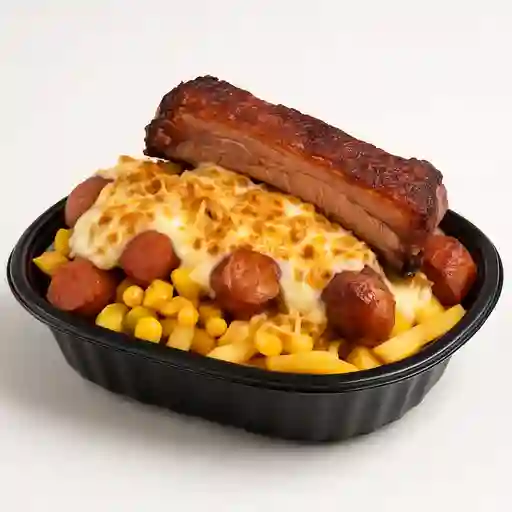 Salchip Costilla Ahumada para 4