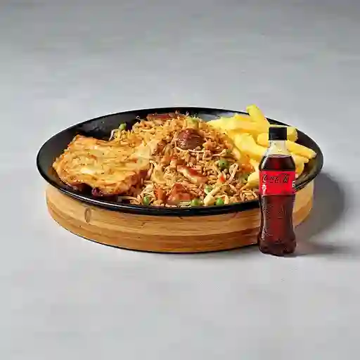 Combo con Pechuga + Coca Cola Sin Azúcar 400 ml