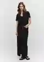 Camiseta Vispi Negro Talla XS Mujer Mango