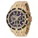 Invicta Reloj Reserve Hombre Dorado 44422