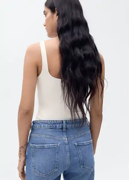Body Marisa Offwhite Talla M Mujer Mango