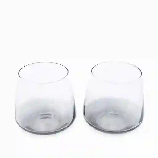 Set Vaso Lunette Gris 370 mL Ambiente Gourmet