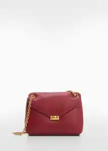 Bolso G Falco Burdeos Mujer Mango