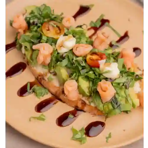 Tostada Salmón Ahumado