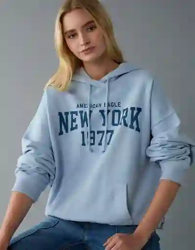 Buzo Mujer Azul Talla Medium 2702440 American Eagle