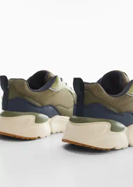 Tenis Deportiva Biel Khaki Talla 35 Niños Mango