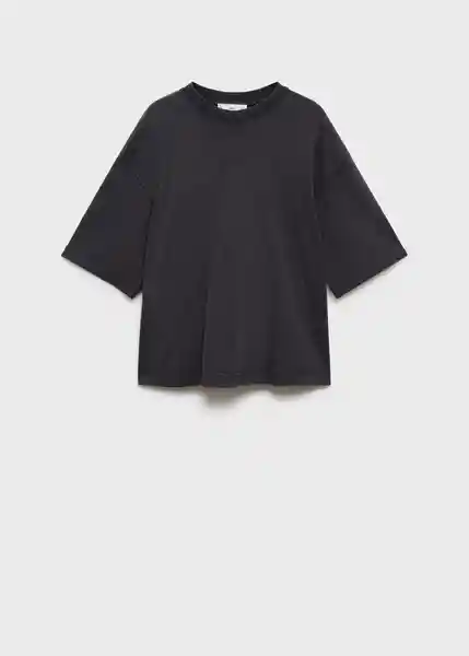 Camiseta Sita Antracita Talla L Mujer Mango