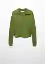 Buzo Jersey Verta Verde Talla M Mujer Mango