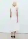 Vestido Pumpkin Blanco Talla S Mujer Mango