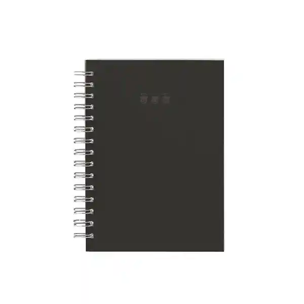 Sosarte Cuaderno Dark Side Rayado Argollado Tapa Dura 80 Hojas