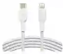 Belkin Cable Usb-C a Lightning Carga Rápida Mixit 1.2 m BlaNco
