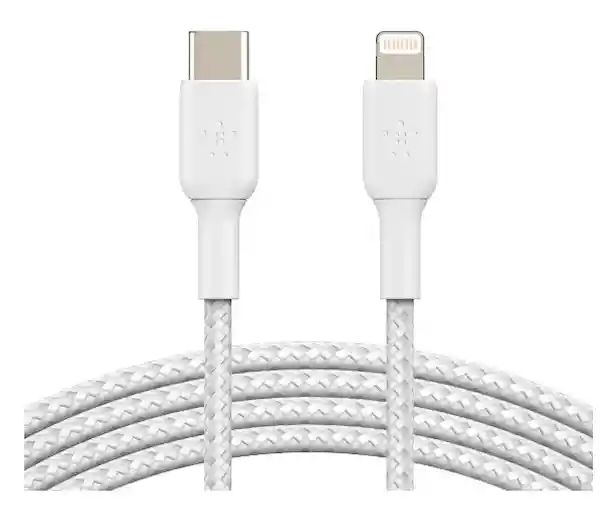 Belkin Cable Usb-C a Lightning Carga Rápida Mixit 1.2 m BlaNco