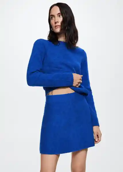 Jersey Klein Azul Noche Talla S Mujer Mango