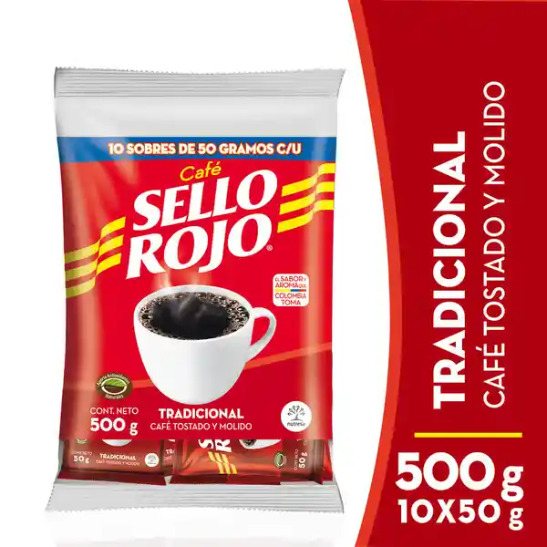 Sello Rojo Café Fuerte