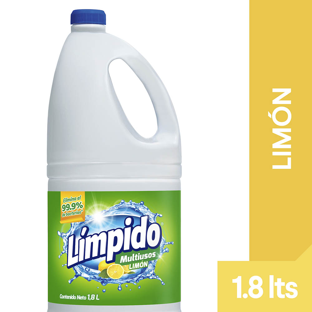 Límpido Blanqueador Multiusos Aroma a Limón 1.8 l