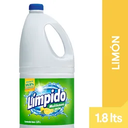 Blanqueador Multiusos Límpido Limón Botella 1.8 lt