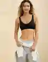 Bralette Aerie Negro Talla LARGE 3785073 American Eagle