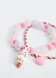 Pulsera Rabit Rosa Talla 99 Niñas Mango