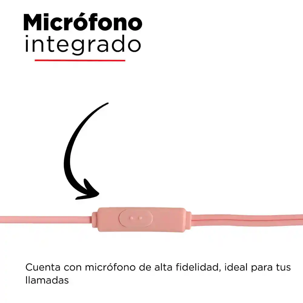 Miniso Audífonos con Estuche Osos Escandalosos Rosa