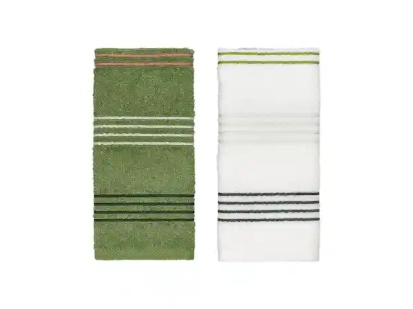 Set Paño Cocina Terry Verde Casaideas