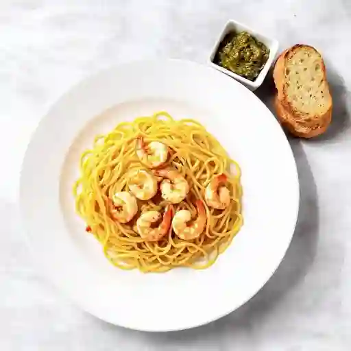 Pastas Con Langostinos A La Florentina