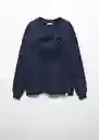 Buzo Sudadera Kansas Navy Talla 19 Teen Niños Mango