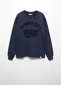 Buzo Sudadera Kansas Navy Talla 19 Teen Niños Mango