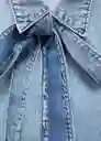 Camisa Lana Tejano Medio Talla L Mujer Mango