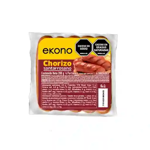 Chorizo Santarrosano Ekono