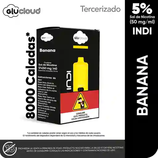 Vapeador Glucloud Banana Indi
