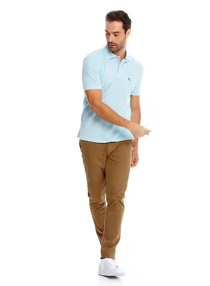 Camiseta Polo Azul Clte