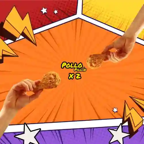 2 Presas de Pollo Crispy