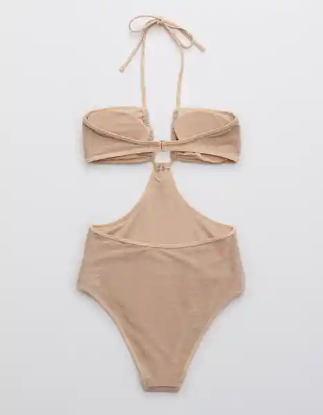 Vestido de Baño Una Aerie Pieza Beige T. X-Large American Eagle