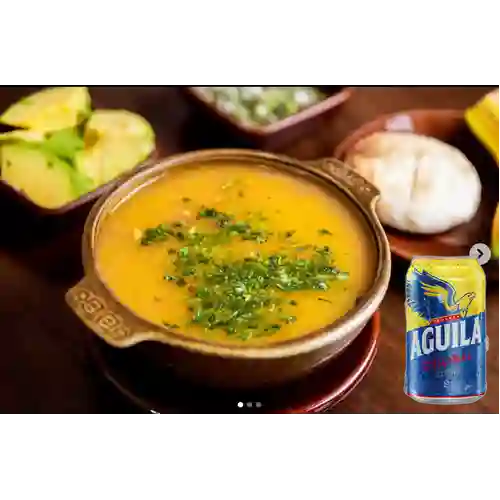 Combo Mondongo + Cerveza Aguila Original Lta 330ml