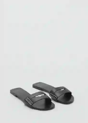 Sandalias Drea Negro Talla 37 Mujer Mango