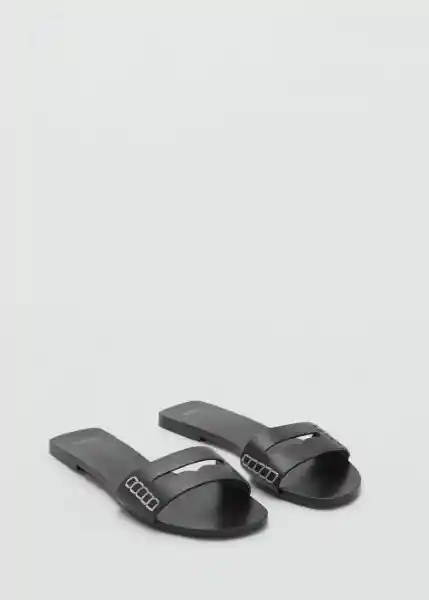 Sandalias Drea Negro Talla 37 Mujer Mango
