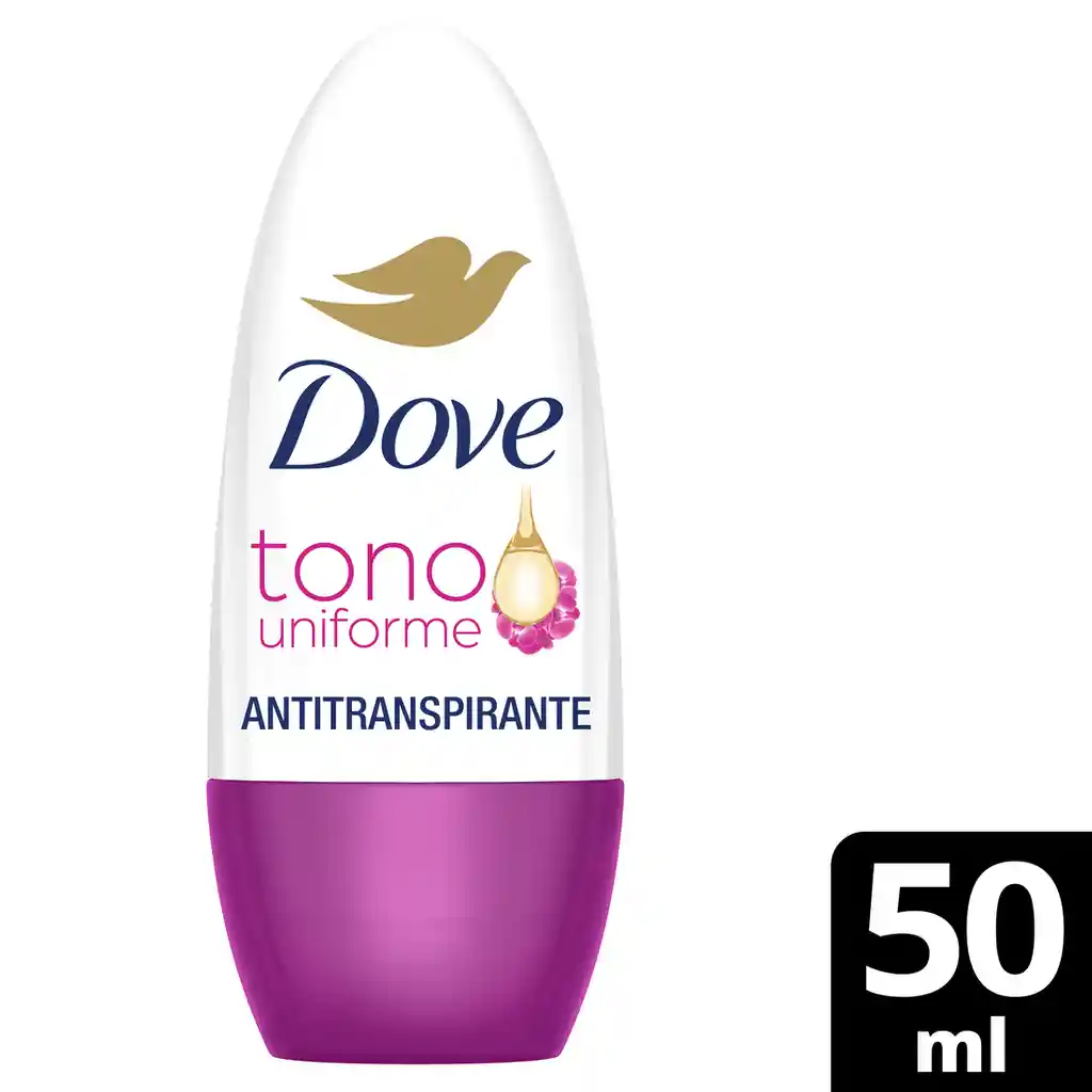 Desodorante Dove Roll On Tono Uniforme Orquídea x 50ml