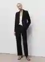 Pantalón Bergen Navy Talla 40 Mujer Mango