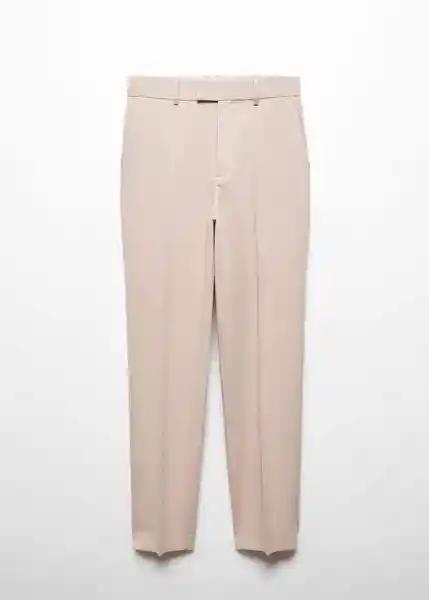 Pantalón Boreal Topo Talla 38 Mujer Mango