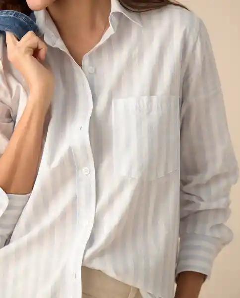 Camisa Blanco 0 Claro Talla XL 111G003 Espirit
