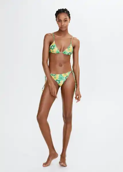 Top Bikini Salma1 Verde Pastel Talla XS Mujer Mango